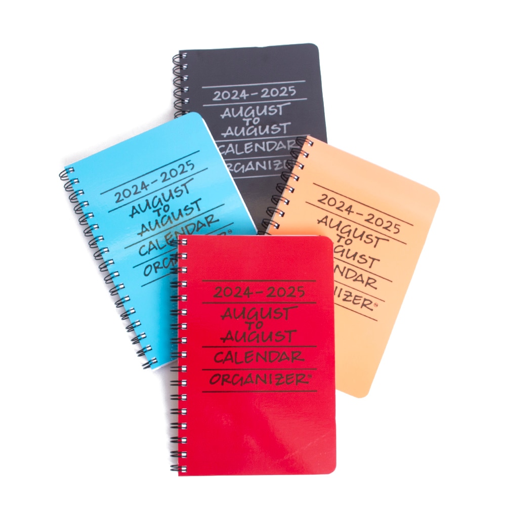 2024-2025 August to August Academic Planner (Assorted Colors)