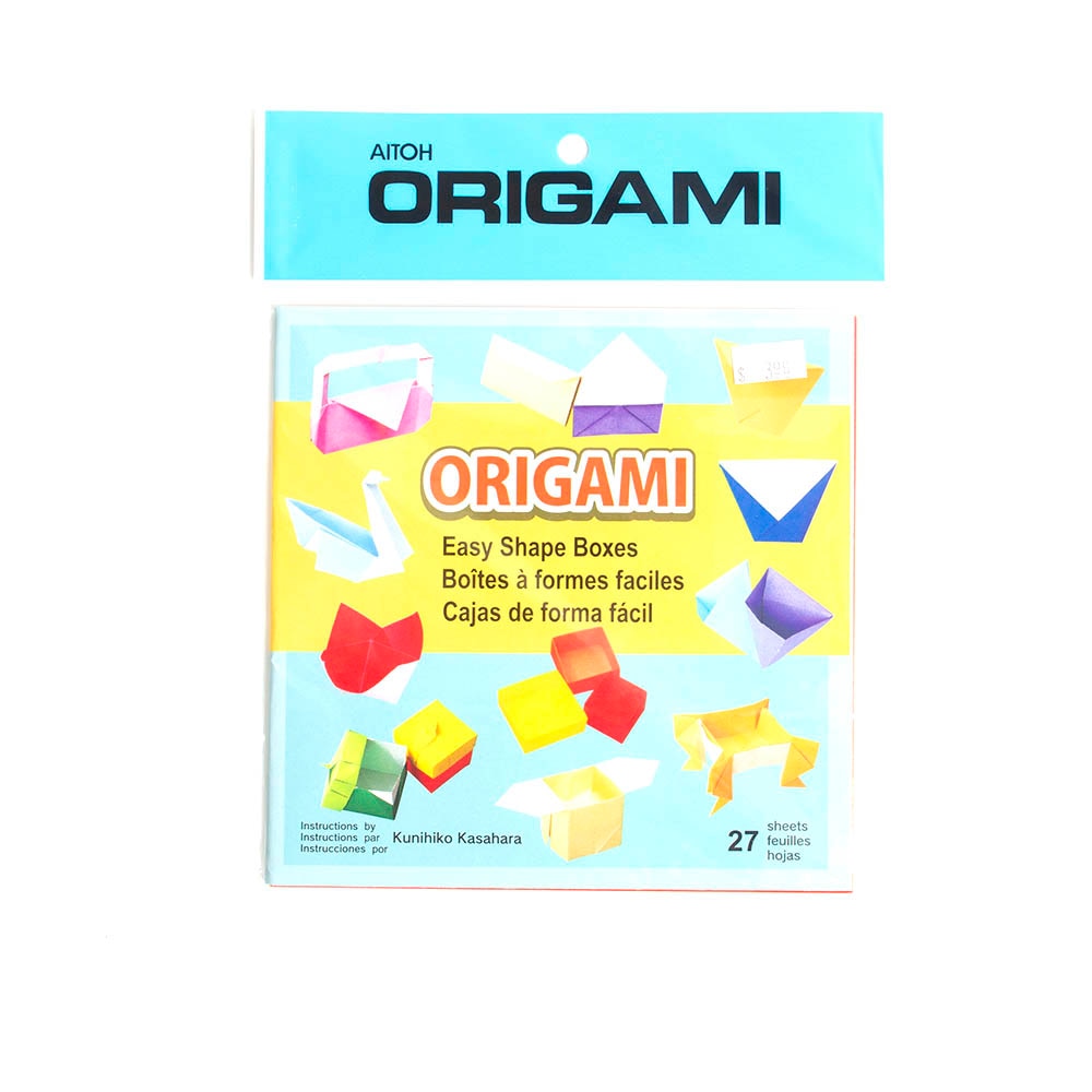 Aitoh 5 7/8 Box & Envelope Origami Paper Kit 27 Sheets