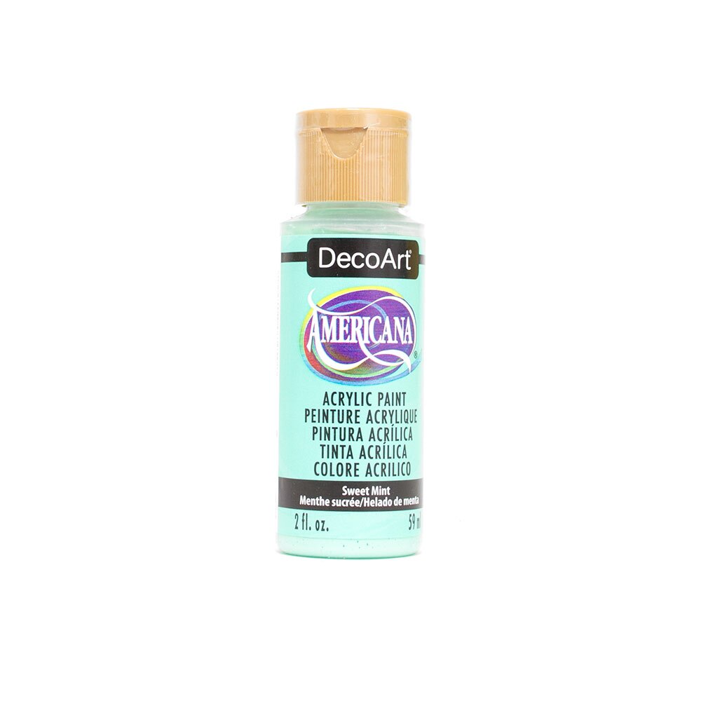 DecoArt Americana Acrylic Paint, 2-Ounce, Sweet Mint