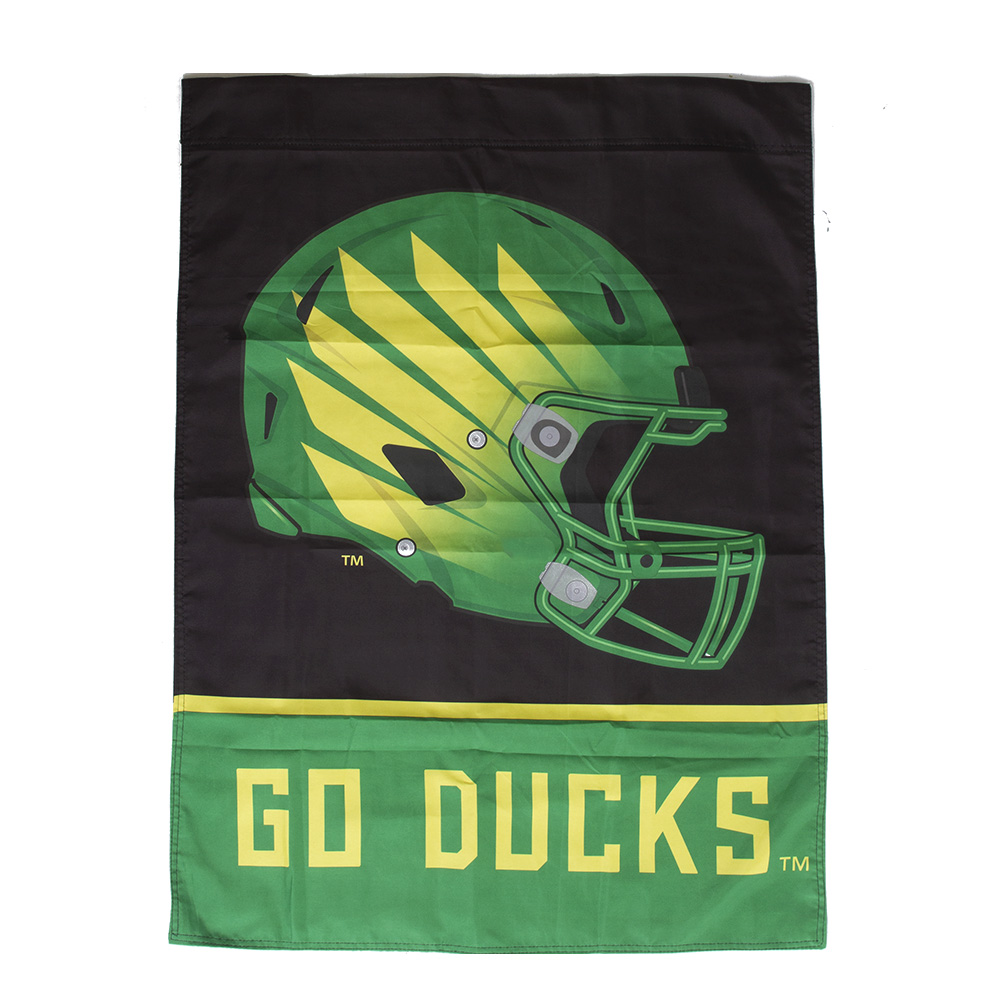 Black & Green Sewing Concept 30'x40' Double Sided Green Winged Helmet &  Yellow Go Ducks Banner