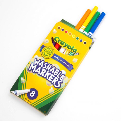 Crayola Classic Thin Line Marker Set, 8-Colors 