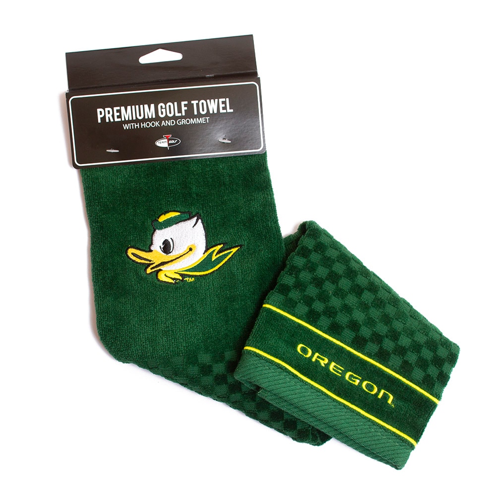 Team Golf Oregon Ducks Fighting Duck Gift Set (Towel, Balls, Tees)