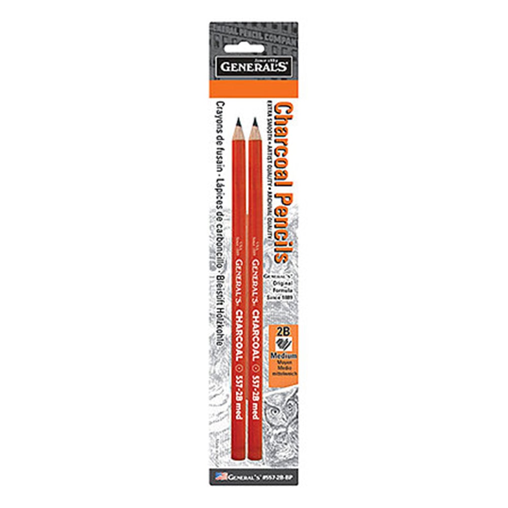 Charcoal Pencil 2 pack - HB