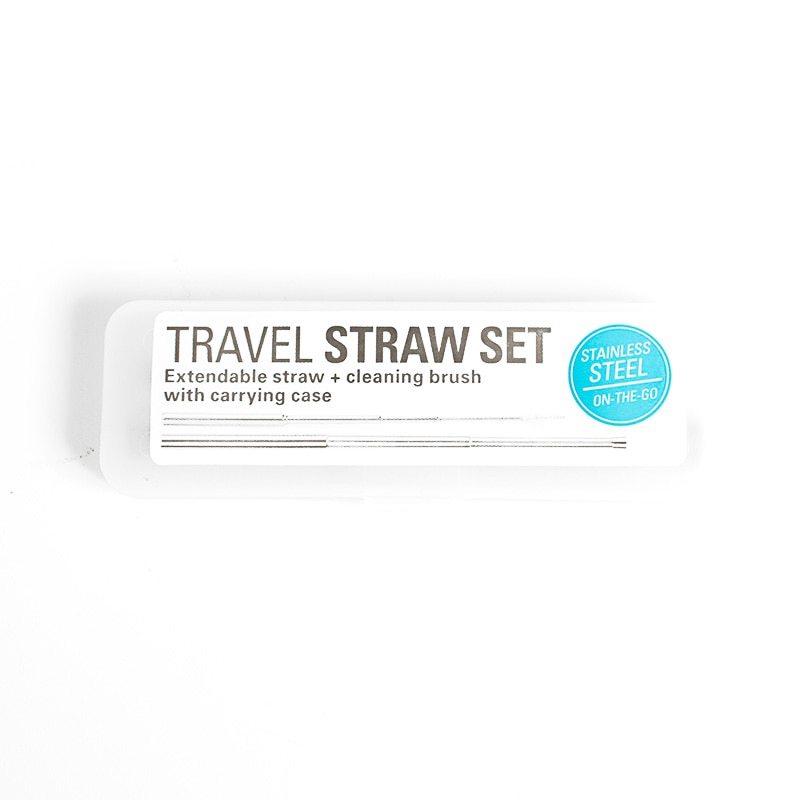 Kikkerland : Travel Straw Set