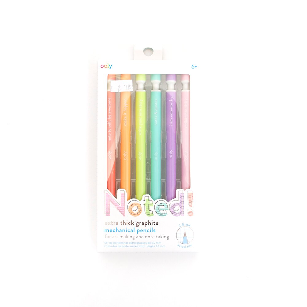 Ooly Noted! Graphite Mechanical Pencils - Set of 6