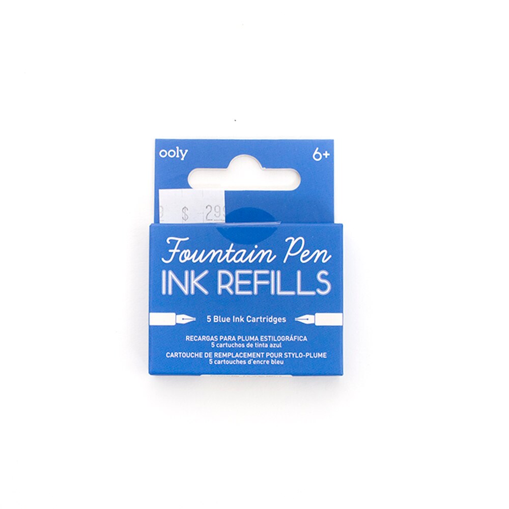 Ooly Splendid Fountain Pen Cartridge Refills Blue