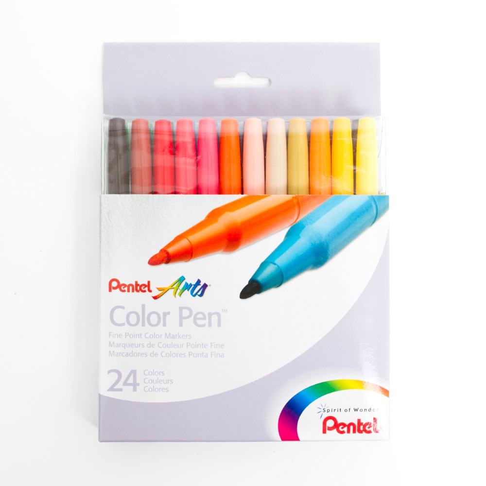 Pentel Color Pen Fine Point Marker