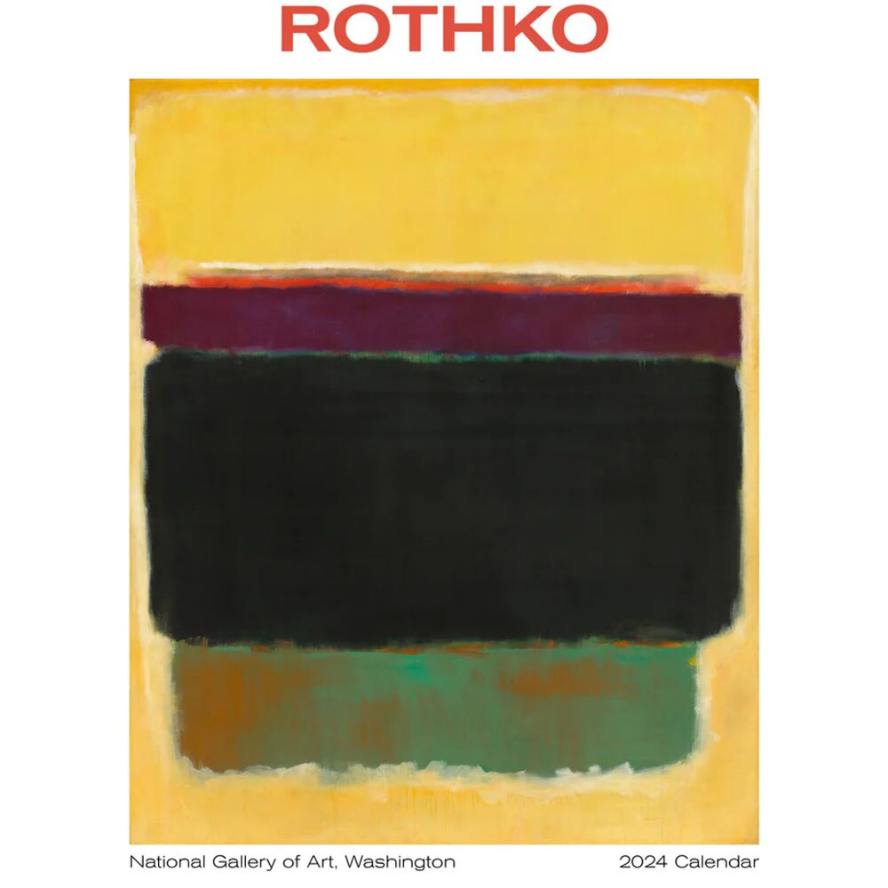 Pomegranate 2024 Mini Wall Calendar Rothko National Gallery of Art