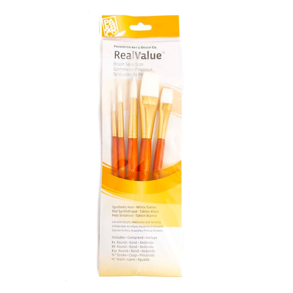 Princeton | Real Value Brush Set 9152 White Taklon 5