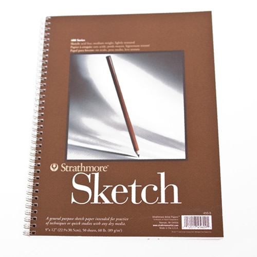 Kraft Paper Sketchbook, A3, 115 g/m², MM Brand, 50 Sheets