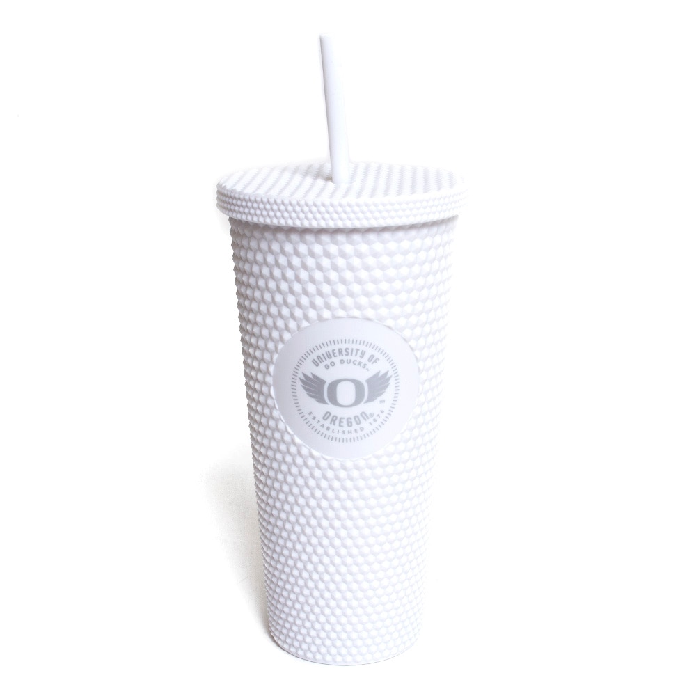 24Oz Double Wall Plastic Tumblers with Lids and Straws