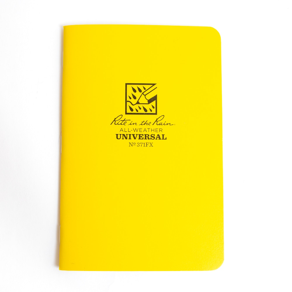 Yellow Rite in the Rain Stapled Notebook Universal